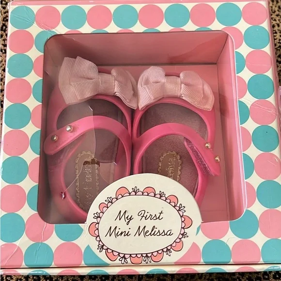 Mini Melissa Shoes My First Mini Melissa Mary Jane Shoes Pink